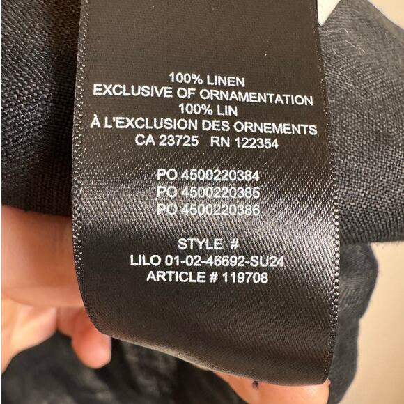 NWT Aritzia Babaton Essential Relaxed Linen Shirt - Size S - Picture 8 of 8